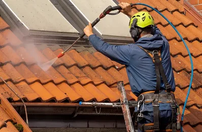 Démoussage et hydrofuge de toiture à Bairols